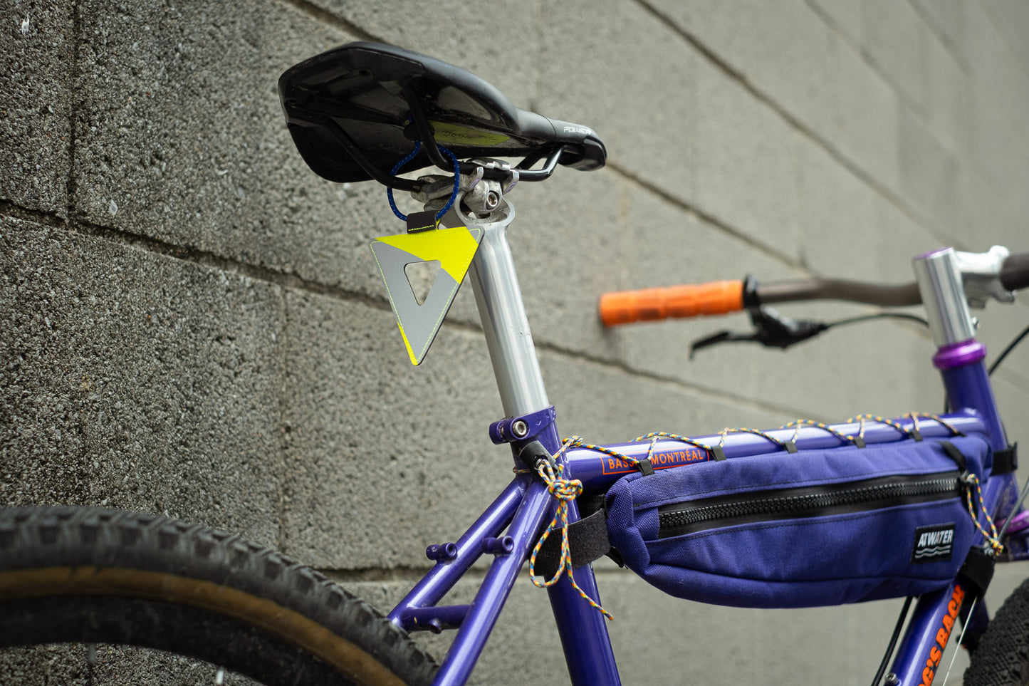 Visto Cycling Mini Reflective Triangle - Silver Streak