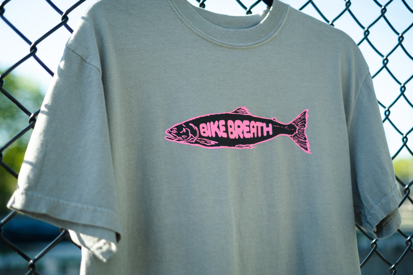 'I Brake For Lakes' Fish Logo Tee- Unisex