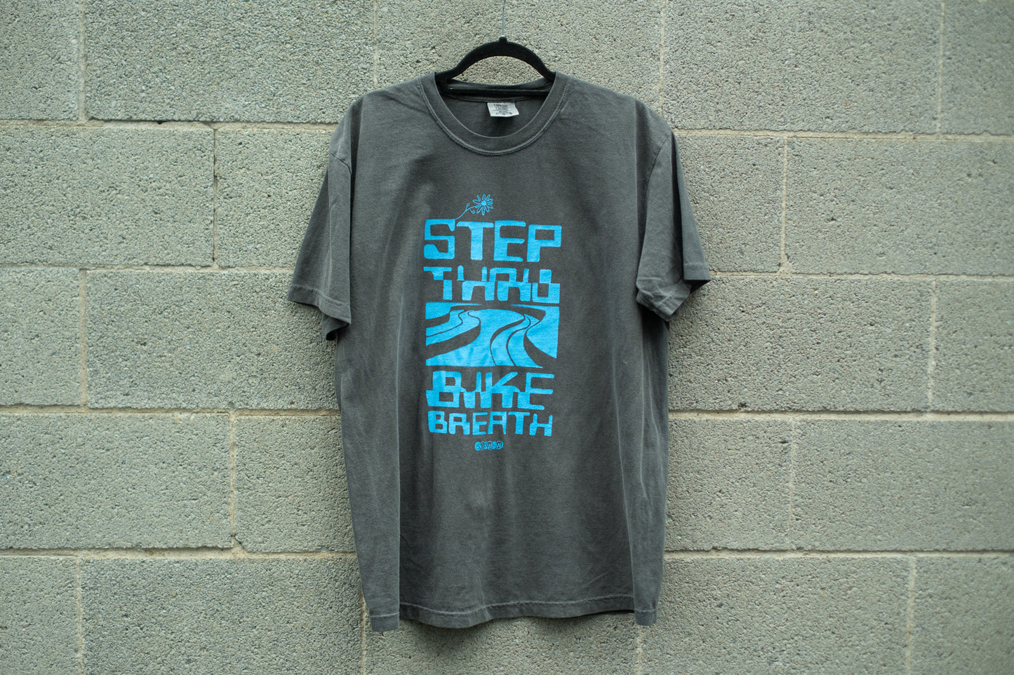 Step Thru x Bike Breath Glitch Tee- Unisex