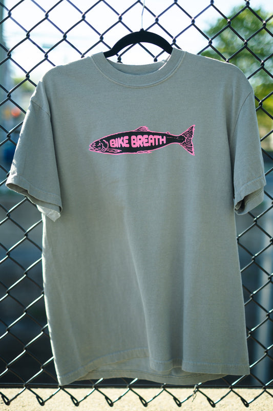 'I Brake For Lakes' Fish Logo Tee- Unisex