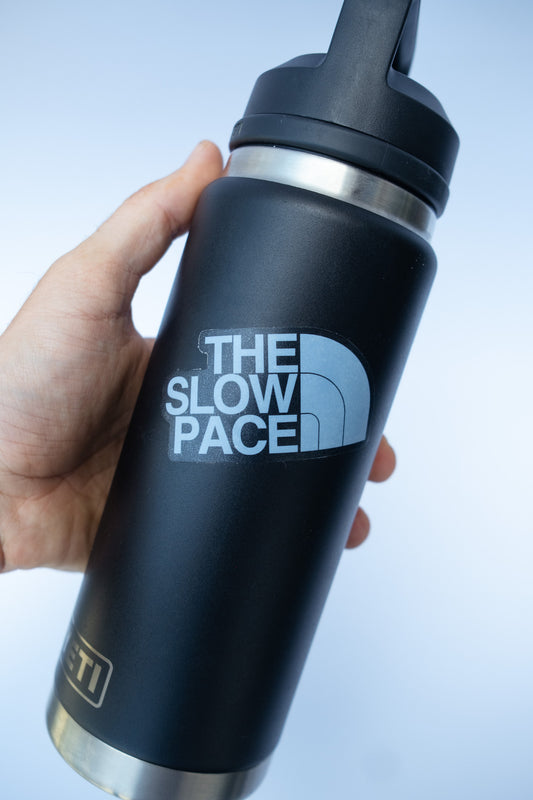 The Slow Pace Sticker (Transparent)