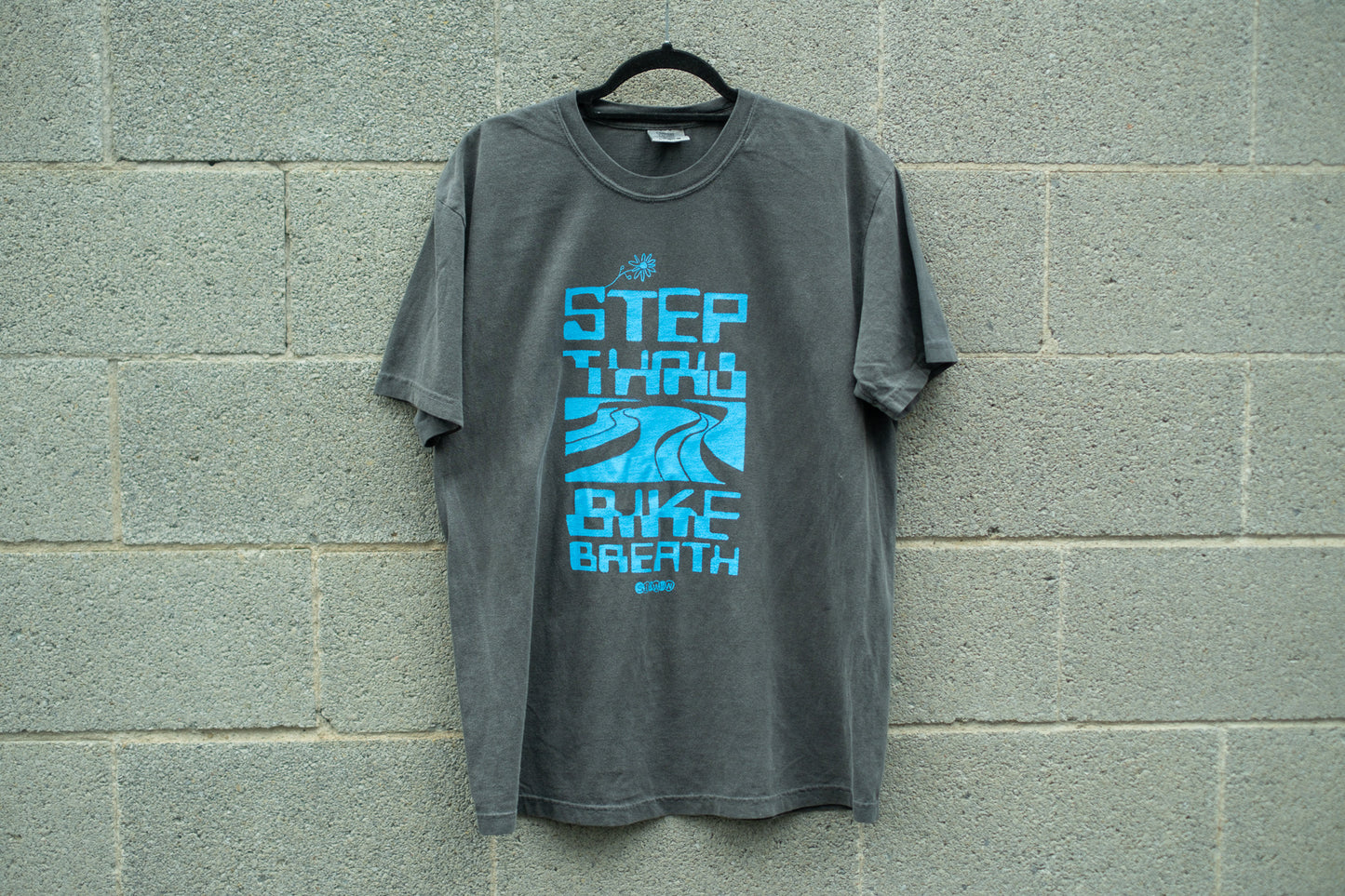 Step Thru x Bike Breath Glitch Tee- Unisex