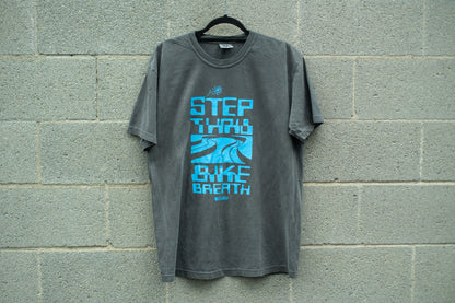 Step Thru x Bike Breath Glitch Tee- Unisex