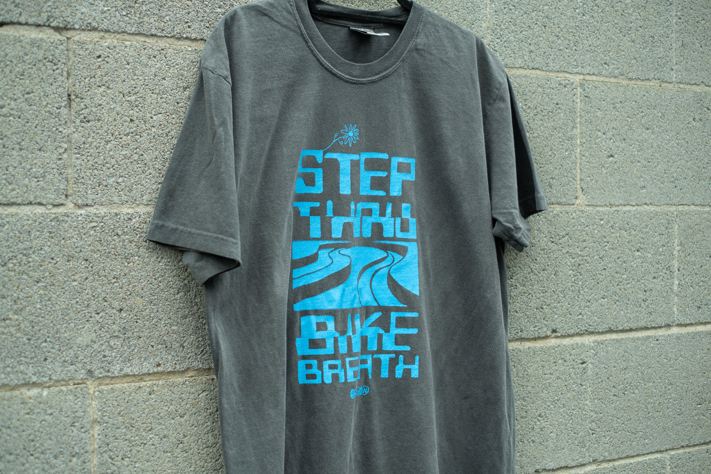 Step Thru x Bike Breath Glitch Tee- Unisex
