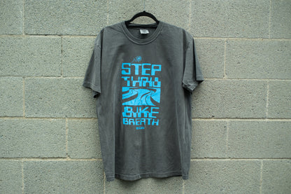 Step Thru x Bike Breath Glitch Tee- Unisex