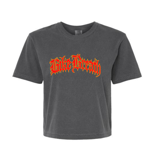 Metal Logo SS Crop Top